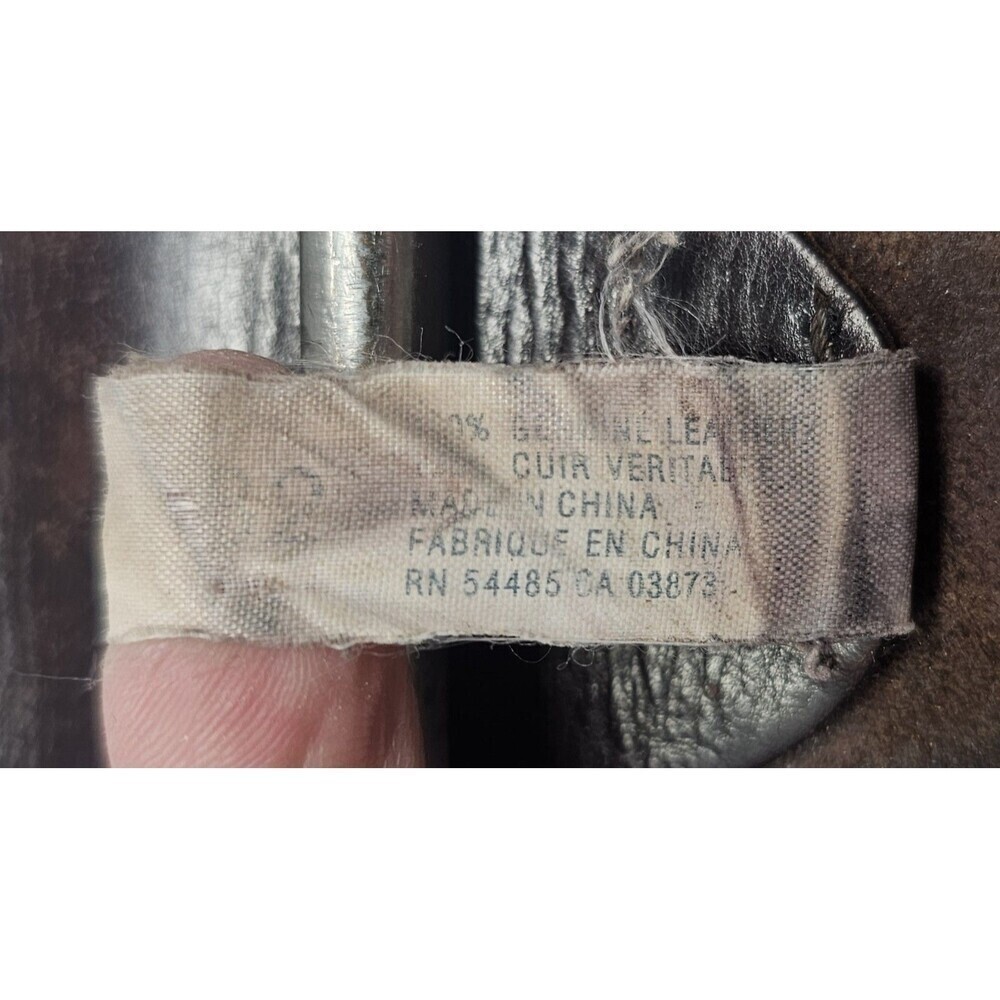 American Eagle Brown Leather Mens Belt Eagle Size 32 Y2k Classic Stitched - Picture 12 of 14